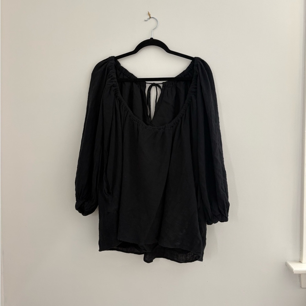 SABO Max Mini Black Cotton Dress - Picture 6 of 9